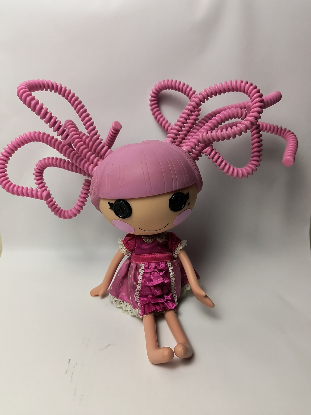 Lalaloopsy Silly Hair Jewel Sparkles Doll 12" Pink 2009 - Discontinued In 2013